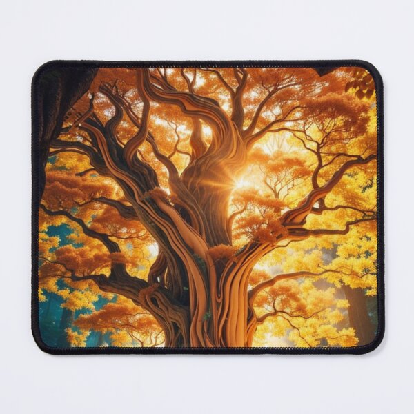 Item preview, Autumn Majesty - Big Tree in Fall | Captivating Beauty of Seasonal Transition designed and sold by OrangeMG.