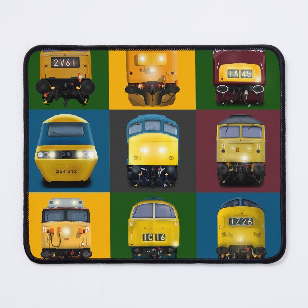Item preview, Train Railway Enthusiast Coloured Wall designed and sold by jameswattsart.