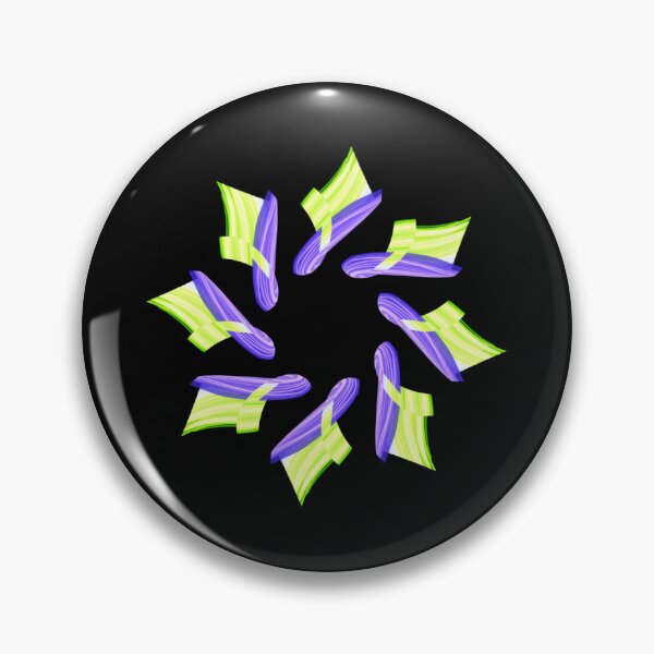 Item preview, green and purple star designed and sold by Meo Design.