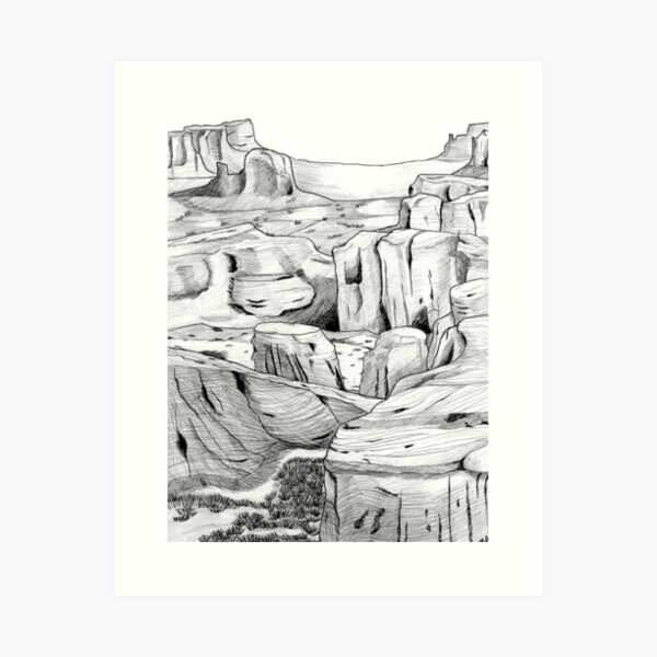 Item preview, Crosshatch Canyon designed and sold by newbensolo.