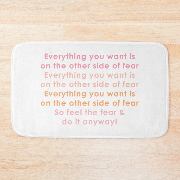 Item preview, feel the fear and do it anyway designed and sold by ApricotBlossom.