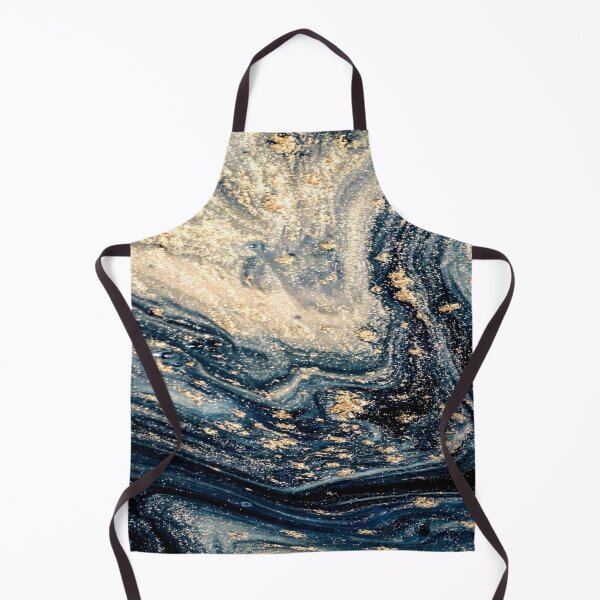 Item preview, Marbled Majesty - Blue and Gold Elegance designed and sold by Michelle Moss.