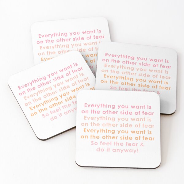 Item preview, feel the fear and do it anyway designed and sold by ApricotBlossom.
