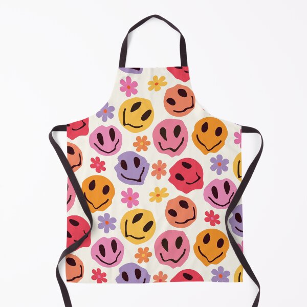 Item preview, Trippy Melting smiling Faces With Flowers designed and sold by Yasminepatterns .
