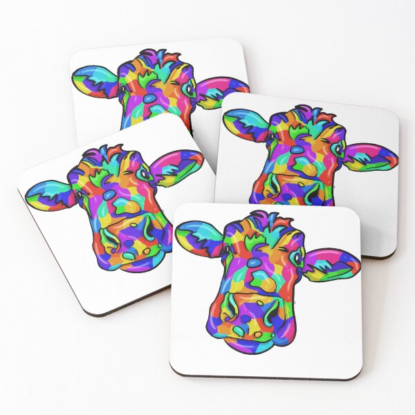 Item preview, Colorful cow.  designed and sold by Artwork-LCR.
