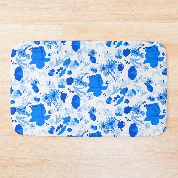 Item preview, Wildflower Blossoms - Electric blue designed and sold by CharleneDesigns.