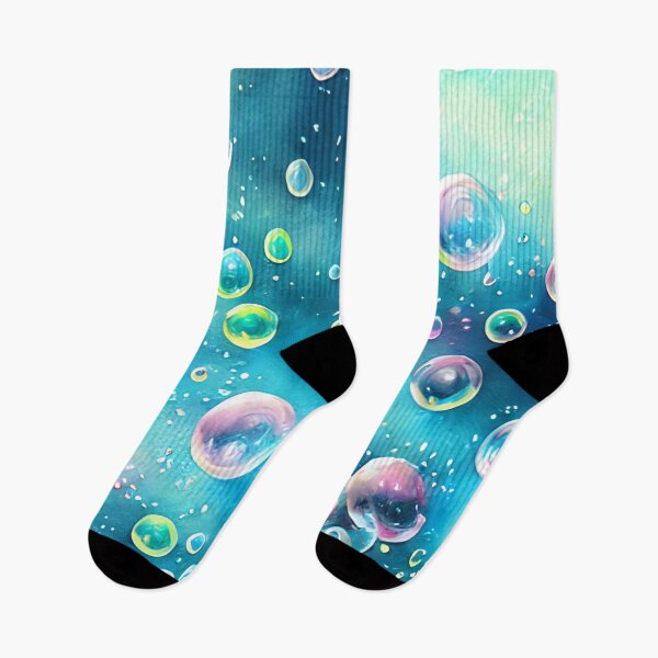 Item preview, Prismatic Splendor: Exploring the Kaleidoscope of Bubbles in Clear Aqua Waters designed and sold by Rebekkahsdesign.