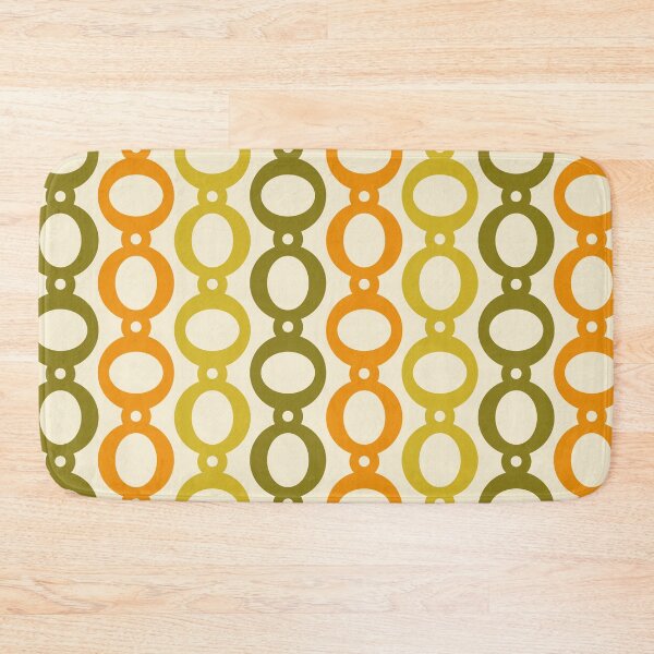 Item preview, Retro Chain Belt Pattern Orange and Green designed and sold by tonymagnerart.