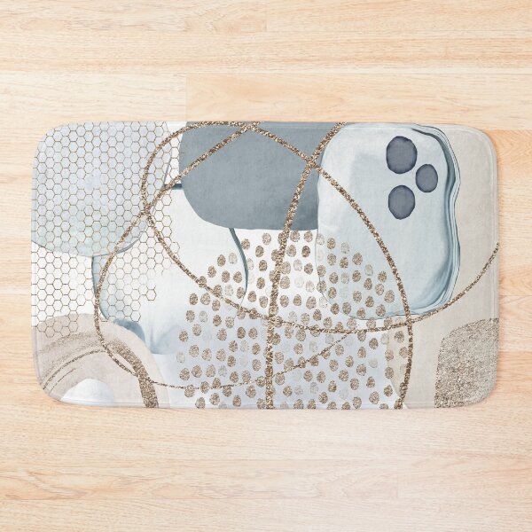 Item preview, Azure Luxe - Blue and Gold Abstract Splendor designed and sold by Michelle Moss.