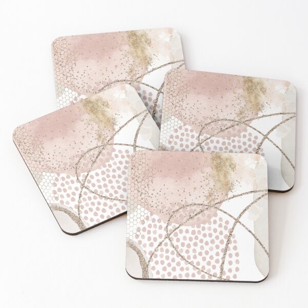 Item preview, Gilded Blush - Pink and Gold Abstract Elegance designed and sold by Michelle Moss.