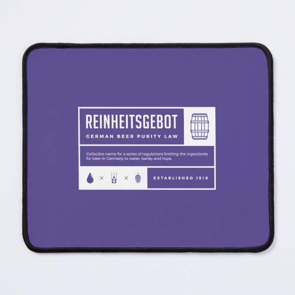 Item preview, Reinheitsgebot German Beer Purity Law of 1516 1 designed and sold by dohqzqoeqp33.