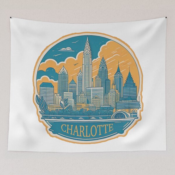 Item preview, Travel: Charlotte North Carolina Minimalist Design designed and sold by Gabrielle Strong.
