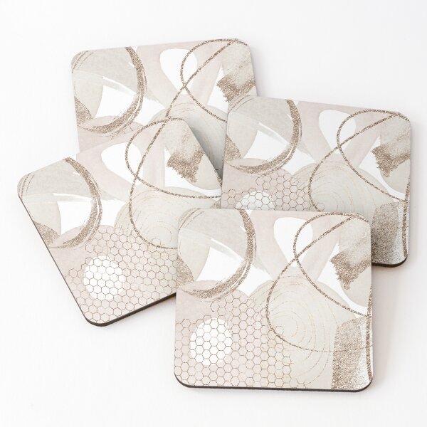 Item preview, Golden Sands - Abstract Harmony of Gold and Beige designed and sold by Michelle Moss.