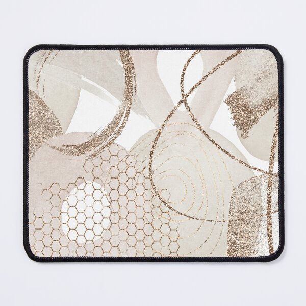Item preview, Golden Sands - Abstract Harmony of Gold and Beige designed and sold by Michelle Moss.