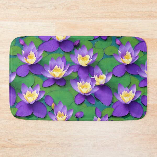 Item preview, Water lilies pattern designed and sold by elearah1.