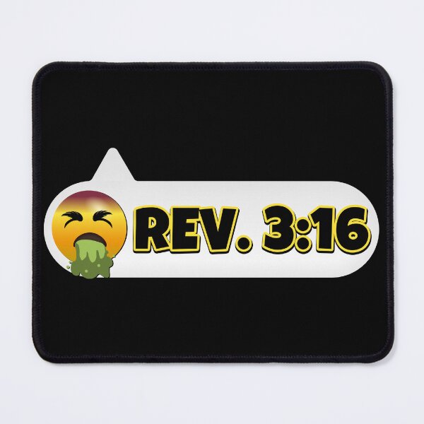 Item preview, Bible Verse Revelation 3:16 Text Message designed and sold by Nange and Gabe.