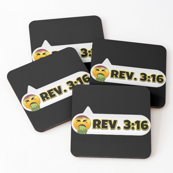 Item preview, Bible Verse Revelation 3:16 Text Message designed and sold by Nange and Gabe.