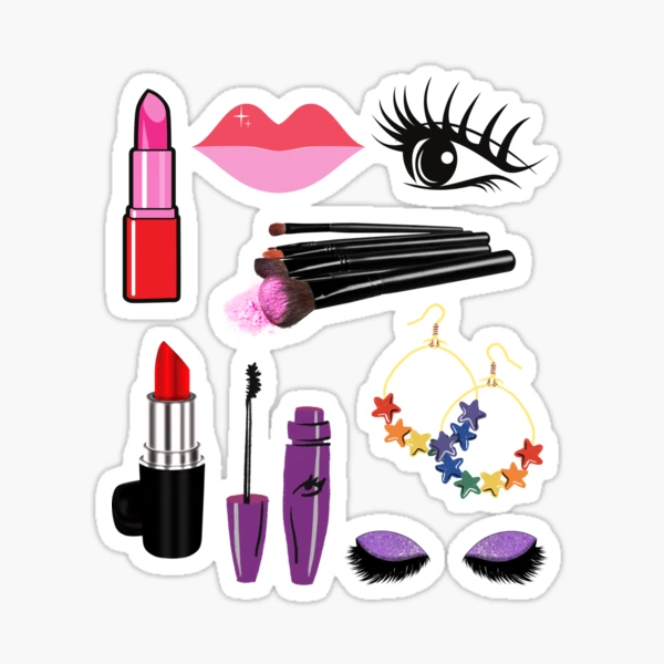 Kit Topper De Bolo / Tags / Topo Maquiagem Make