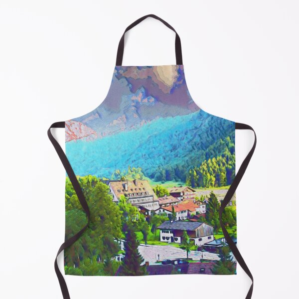 Item preview, GERMAN TOWN IN THE MOUNTAINS  designed and sold by ArtbyRolleen.