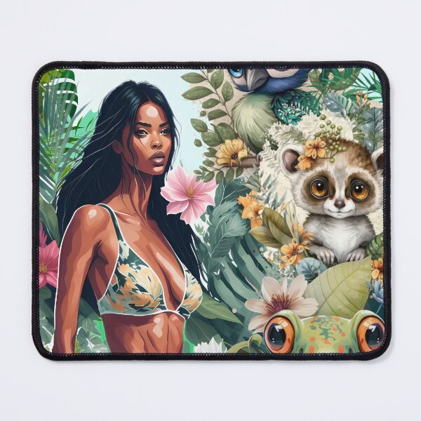 Item preview, Jungle girl and animals designed and sold by U-mule.