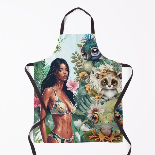 Item preview, Jungle girl and animals designed and sold by U-mule.