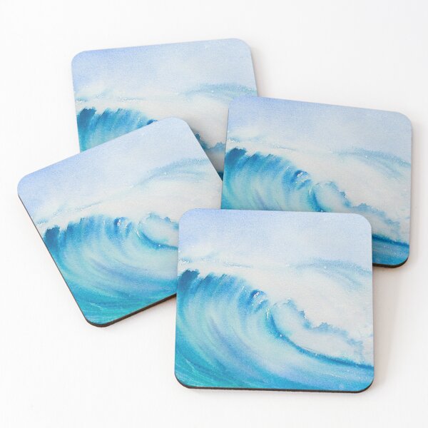 Item preview, Ocean Wave Landscape designed and sold by MonkeyBizness.