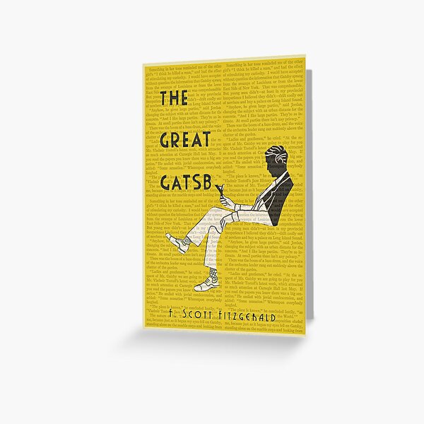 Item preview, The Great Gatsby by F. Scott Fitzgerald designed and sold by booksnbobs.