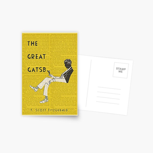 Item preview, The Great Gatsby by F. Scott Fitzgerald designed and sold by booksnbobs.