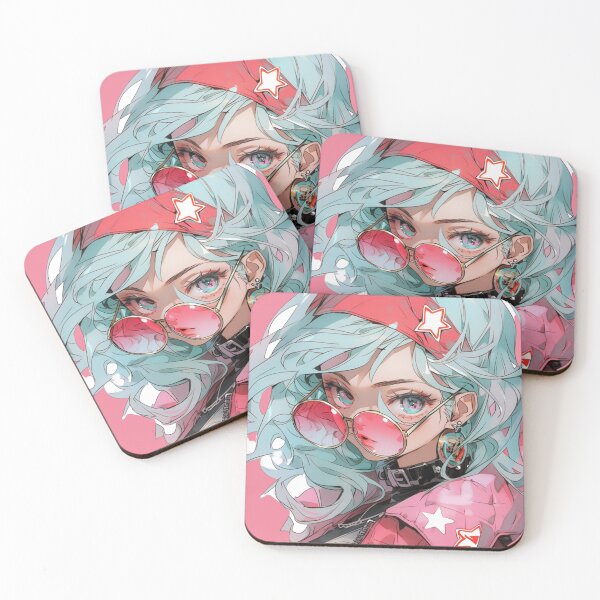 Item preview, 90s Anime Girl: Embrace Nostalgic Charm and Vibrant Style! designed and sold by RIAiCreations.