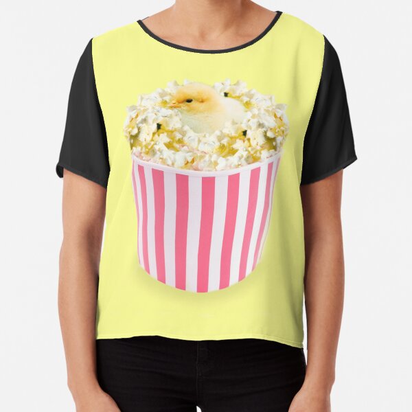 Little Chicken Popcorn by Alice Monber Chiffon Top