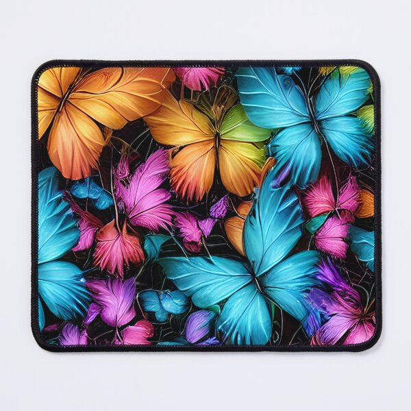 Item preview, Fluttering Elegance: Multiple Butterflies in Rich, Deep, Sharp, Vibrant Colors designed and sold by Rebekkahsdesign.