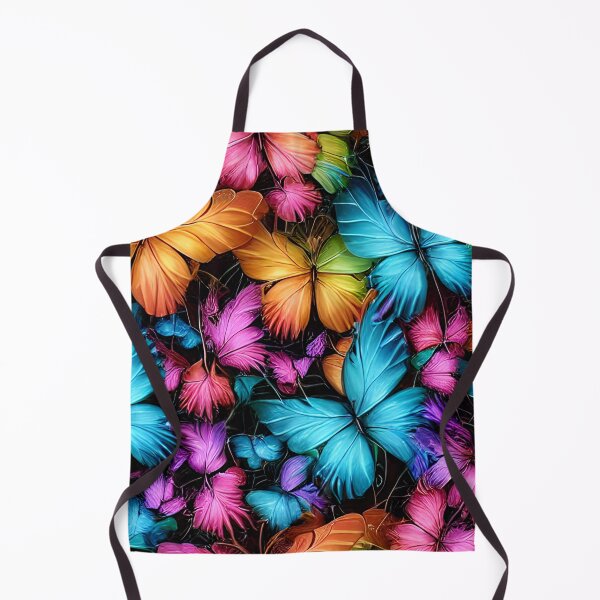 Aperçu de l'œuvre Élégance flottante : plusieurs papillons dans des couleurs riches, profondes, nettes et vibrantes. créée et vendue par Rebekkahsdesign.