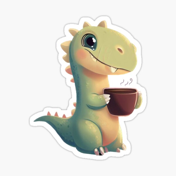 Cute Cartoon Dinosaur Espresso Cup