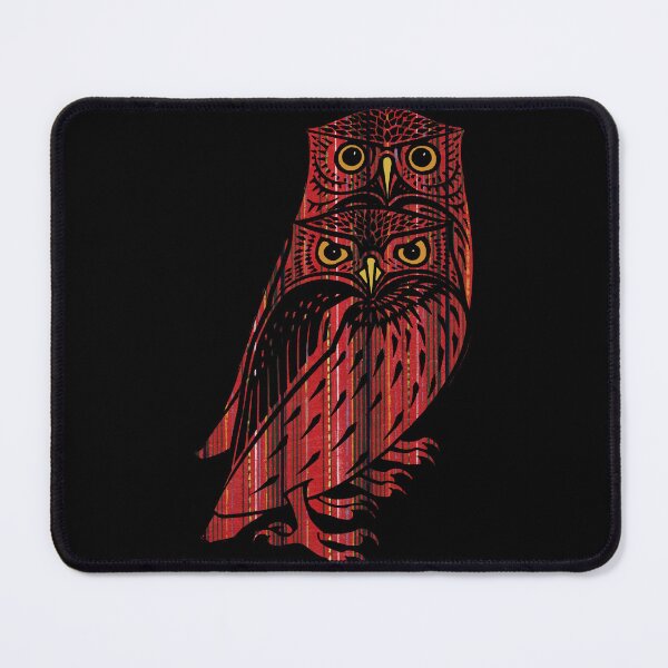 Item preview, Two Red Night Owls Art designed and sold by heartsake.