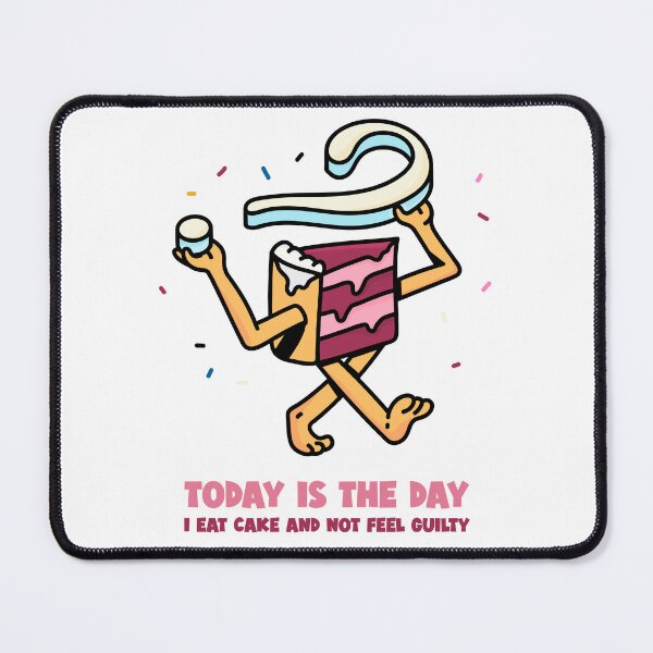 Item preview, No Guilt Birthday Cake Graphic designed and sold by Bold & Brewed.