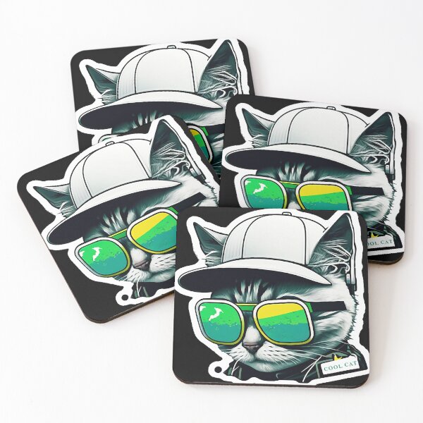 Item preview, Cool Cat with sunglasses designed and sold by ShaniGalloway.