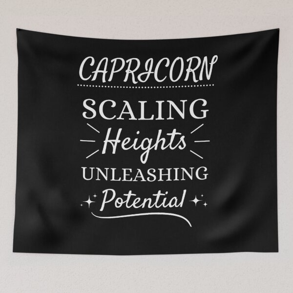 Item preview, Capricorn Embracing Challenges Reaping Rewards Capricornus Zodiac designed and sold by Alterock Designs.