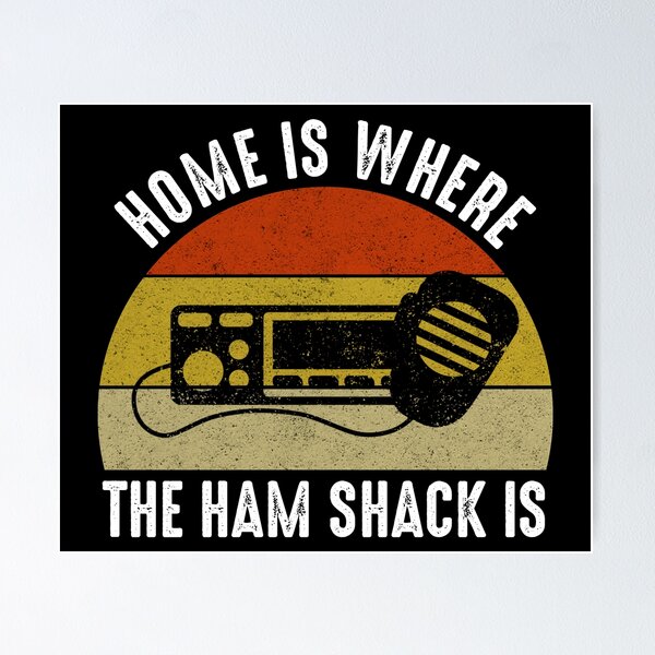 Item preview, Home Is Where The Ham Shack Is designed and sold by Cat Lady Designs.