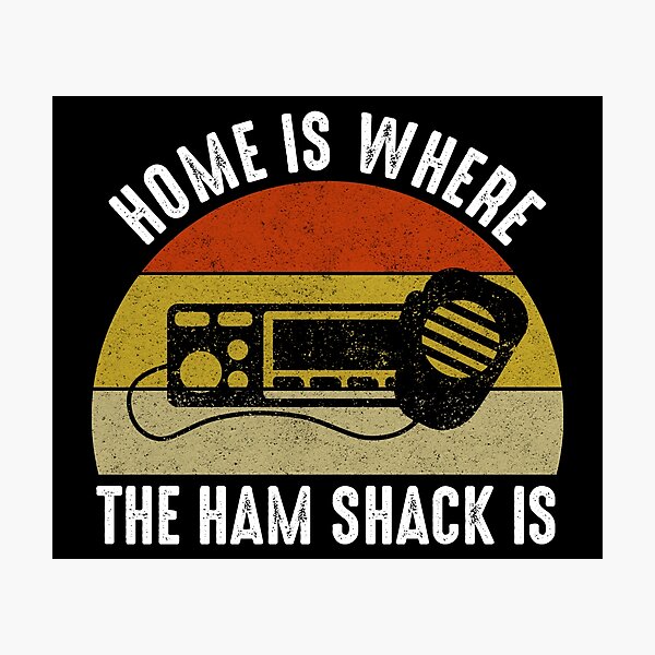 Item preview, Home Is Where The Ham Shack Is designed and sold by Cat Lady Designs.