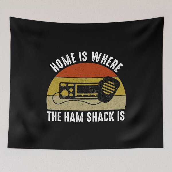 Item preview, Home Is Where The Ham Shack Is designed and sold by Cat Lady Designs.