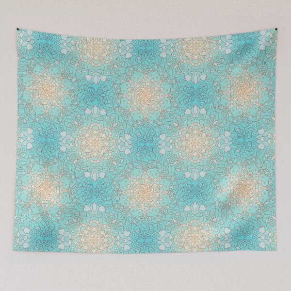 Item preview, Selfmade Mandala Pattern in Beachcolors designed and sold by JoanNinjaHen.