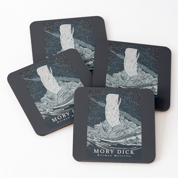 Item preview, Moby Dick Book Cover by Herman Melville designed and sold by booksnbobs.