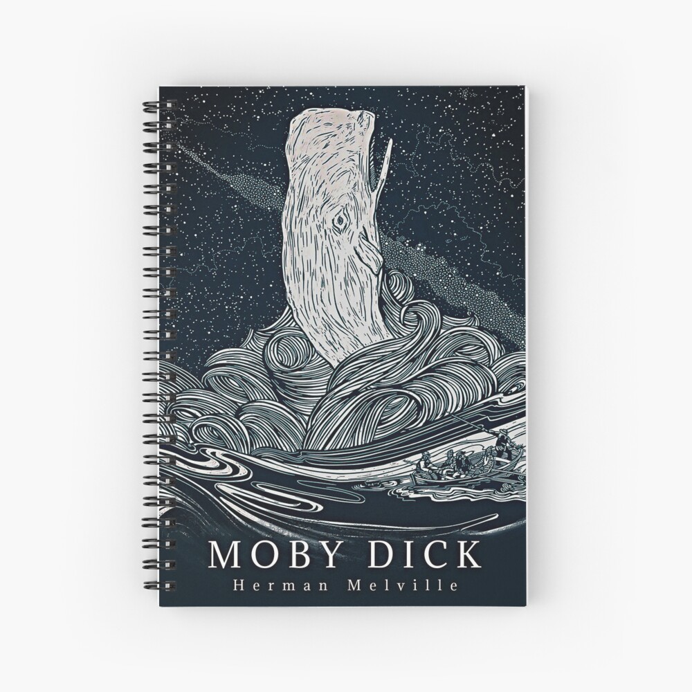 Moby Dick Book Cover by Herman Melville Art Print for Sale by booksnbobs |  Redbubble