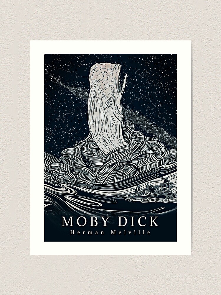 Canvas Print of MELVILLE: MOBY DICK. The only known picture of Moby