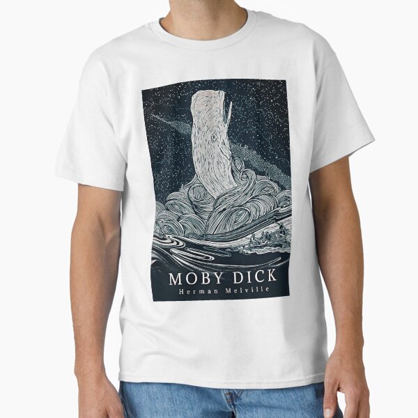 Item preview, Moby Dick Book Cover by Herman Melville designed and sold by booksnbobs.