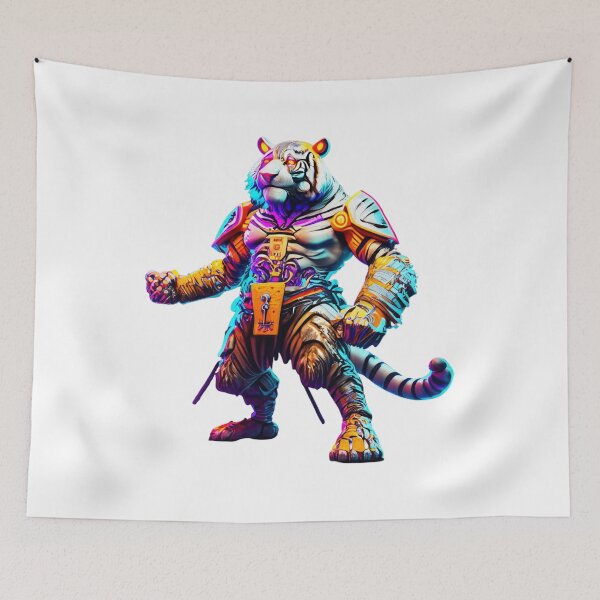 Item preview, Cyberpunk Tiger in Samurai Armor 5 designed and sold by Finity Atelier.