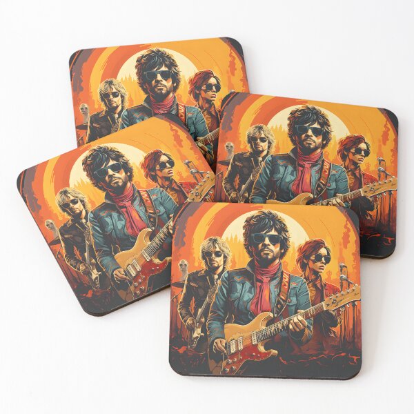 Item preview, A retro-styled poster design of a rock band from the 70s. designed and sold by Retro Fit.