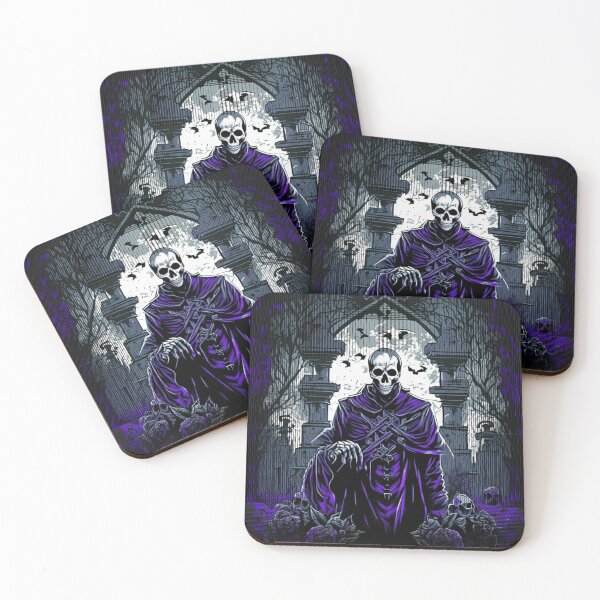 Item preview, Skeleton with coat and cross designed and sold by mixreality.