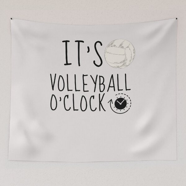 Item preview,  It's Volleyball o´clock   ,    Volleyball Pun    - Funny Volleyball Player Quotee designed and sold by unique things.