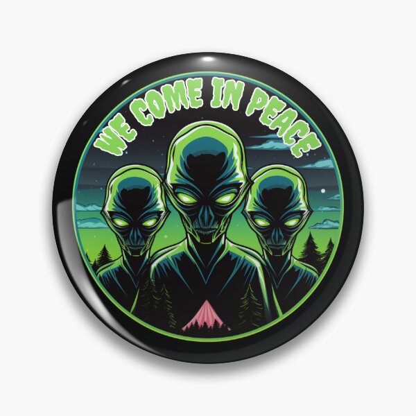 Item preview, We Come In Peace  designed and sold by letsgetinspired.